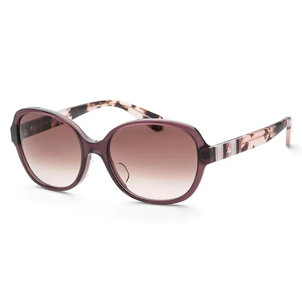 Kính Mát Kate Spade Women Cailee Plum Sunglasses CAILEEFS-00T7-HA 56mm Màu Nâu Tím