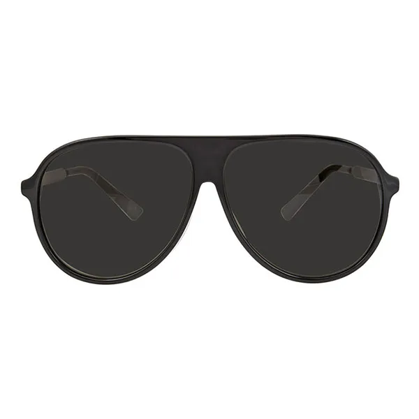 Kính Mát Nam Gucci Grey Aviator Sunglasses GG0829SA 001 61 Màu Xám Đen - Kính mắt - Vua Hàng Hiệu