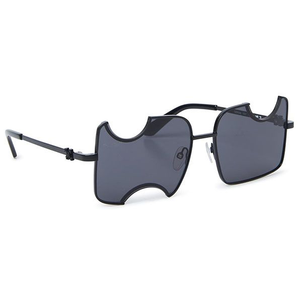 Kính Mát Off-White Salvador Sunglasses OERI046 1007 Màu Đen Xám - 3