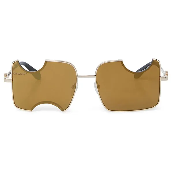 Kính Mát Off-White Salvador Sunglasses OERI046 7676 Màu Nâu Vàng - Kính mắt - Vua Hàng Hiệu