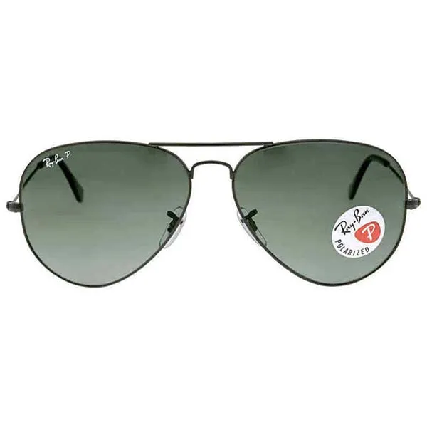Kính Mát Rayban Aviator Classic Polarized Green Classic G-15 Sunglasses RB3025 002/58 62-14 Xanh Green - Kính mắt - Vua Hàng Hiệu