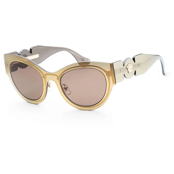 Kính Mát Versace Fashion Women's Sunglasses VE2234-1002-3-53 Màu Nâu Vàng - 2