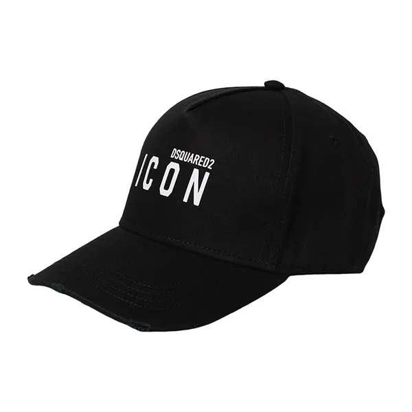 Mũ Dsquared2 Logo Print Six-Panel Cap BCM041305C04312 Màu Đen