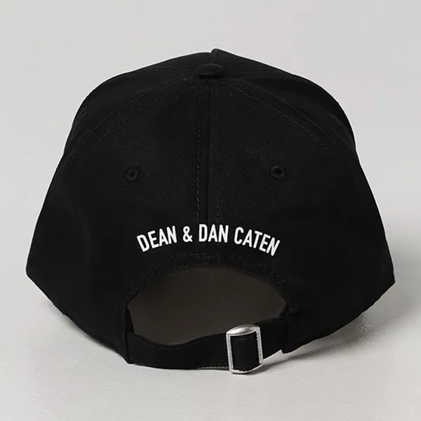 Mũ Dsquared2 Logo Print Six-Panel Cap BCM041305C04312 Màu Đen