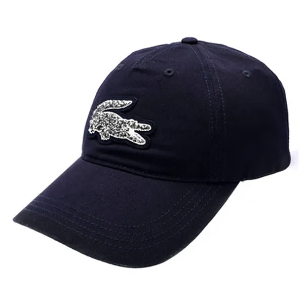 Mũ Lacoste Croco-embroidered Badge Adjustable Cotton Cap RK2681-10-C2J Màu Đen