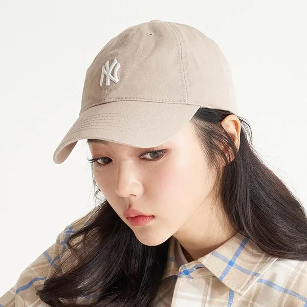 Mũ MLB Rookie Ballcap New York Yankees 3ACP7701N-50BGS Màu Be