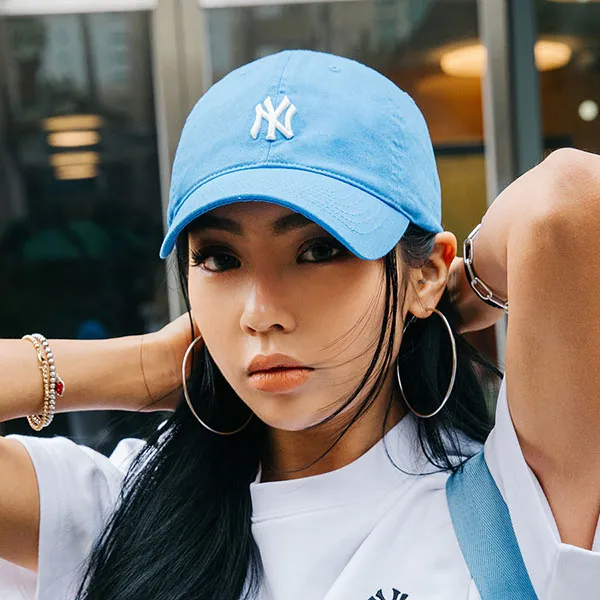 Mũ MLB Rookie Unstructured Ball Cap 3ACP7701N-50BLS Màu Xanh Blue