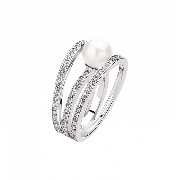 Nhẫn Misaki Monaco Tease Ring Silver With White Cultured Pearls Màu Bạc - Trang sức - Vua Hàng Hiệu