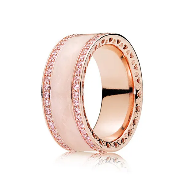 Nhẫn Pandora Rose Hearts Of Pandora Statement Ring 181024EN95 Màu Vàng Hồng