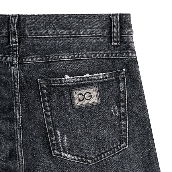 Quần Jeans Dolce & Gabbana D&G Regular Tag Silver GYJCCD G8BA5 Màu Xám Size 44 - 4