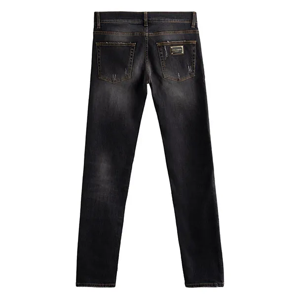Quần Jeans Nam Dolce & Gabbana D&G Skinny GY07LD G8GV5 Màu Đen Size 48 - 5