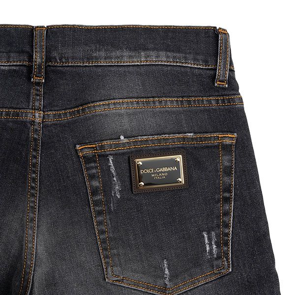Quần Jeans Nam Dolce & Gabbana D&G Skinny GY07LD G8GV5 Màu Đen Size 52 - 4