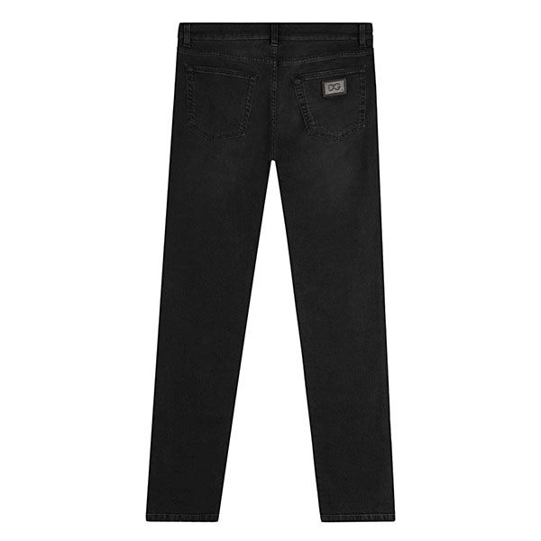 Quần Jeans Dolce & Gabbana D&G Skinny Tag Bạc GY07LD G8AZ5 Màu Đen Size 52 - 5