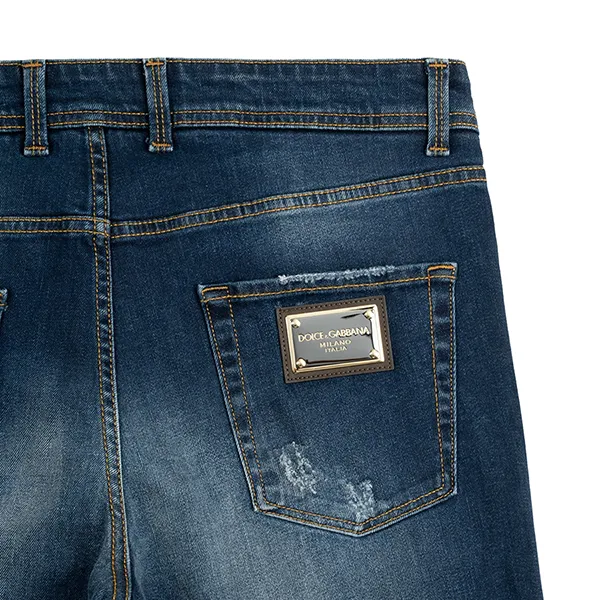 Quần Jeans Nam Dolce & Gabbana D&G Slim GYZR1D G8GV4 Màu Xanh Size 44