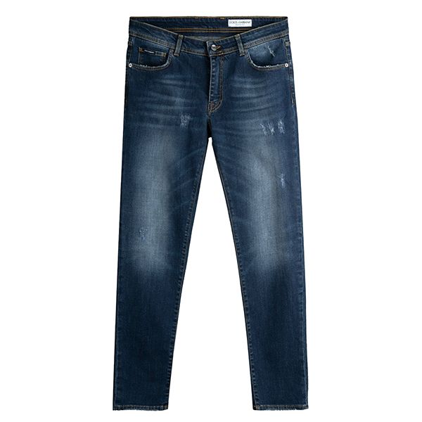 Quần Jeans Nam Dolce & Gabbana D&G Slim GYZR1D G8GV4 Màu Xanh Size 48 - 1