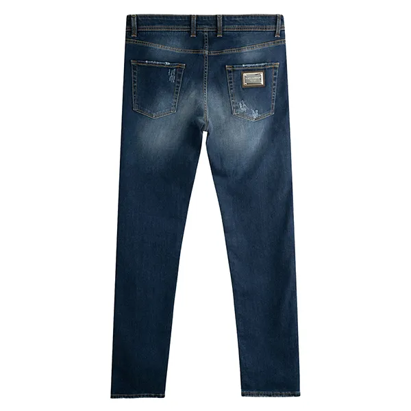 Quần Jeans Nam Dolce & Gabbana D&G Slim GYZR1D G8GV4 Màu Xanh Size 50