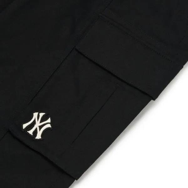 Quần Jogger MLB Basic Medium Logo Cotton Cargo Pants 3FWPB0324-50BKS Màu Đen Size M