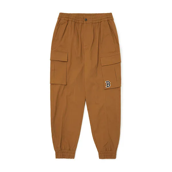 Quần Jogger MLB Cargo Cargo Logo 3LWPB0324-43BGD Màu Nâu Size S