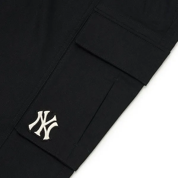 Quần Jogger MLB Cargo Cargo Logo 3LWPB0324-50BKS Màu Đen