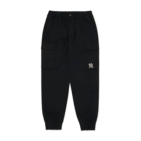 Quần Jogger MLB Cargo Cargo Logo 3LWPB0324-50BKS Màu Đen