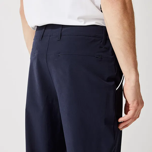 Quần Lacoste Men’s Sport Lightweight Stretch Golf Chino Pants HH9554L Màu Xanh Navy Size 34