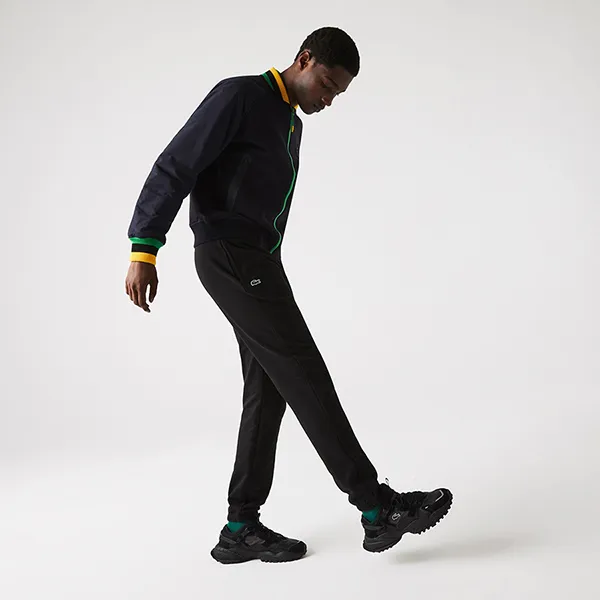 Quần Nỉ Lacoste Men's Sport Tennis Fleece Trackpants XH7611 031 Màu Đen Size S