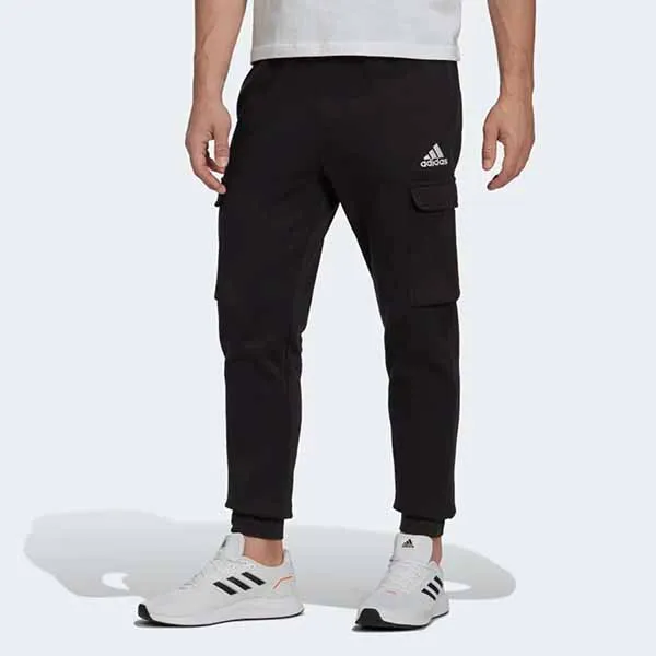 Quần Thể Thao Adidas Essentials Fleece Regular Tapered Cargo Joggers Màu Đen - Thời trang - Vua Hàng Hiệu