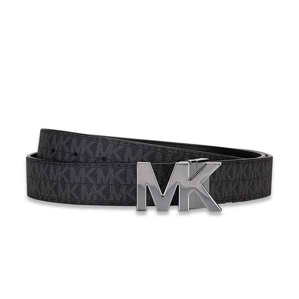 Set Ví + Thắt Lưng Nam Michael Kors MK Wallet And Belt Màu Đen Xám - 6