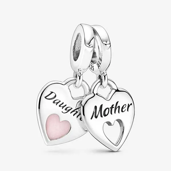 Set Vòng Đeo Tay Kết Hợp Charm Pandora Silver, Pandora Moments 590719/ 799187C01 Màu Bạc - Trang sức - Vua Hàng Hiệu