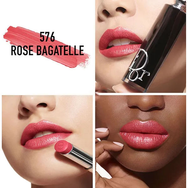 Son Dior Addict 576 Rose Bagatelle Màu Hồng Đào