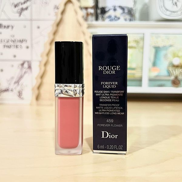 Son Dior Rouge Forever Liquid 459 Màu Hồng Đào - 1