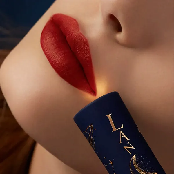Son Lancôme L'absolu Rouge Drama Matte Qixi 295 French-Rendez-vous Bản Giới Hạn Màu Đỏ Đất - Son Môi - Vua Hàng Hiệu