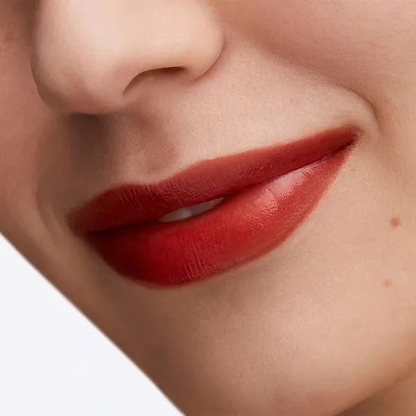 Son MAC Lustreglass Lipstick 551 Local Celeb Màu Cam Cháy