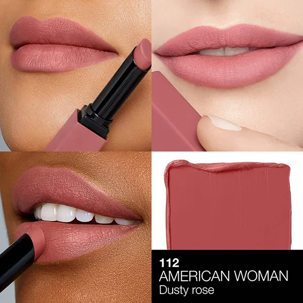 Son Nars Powermatte Lipstick 112 American Woman Màu Hồng - Son Môi - Vua Hàng Hiệu