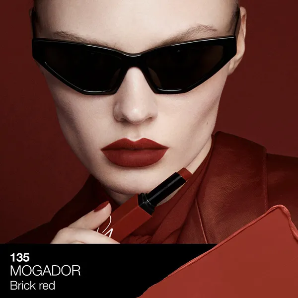 Son Nars Powermatte Lipstick 135 Mogador Màu Đỏ Gạch