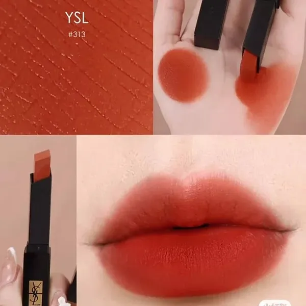 Son Yves Saint Laurent YSL Slim Velvet Radical Matte Lipstick 313 Màu Cam Cháy - Son Môi - Vua Hàng Hiệu