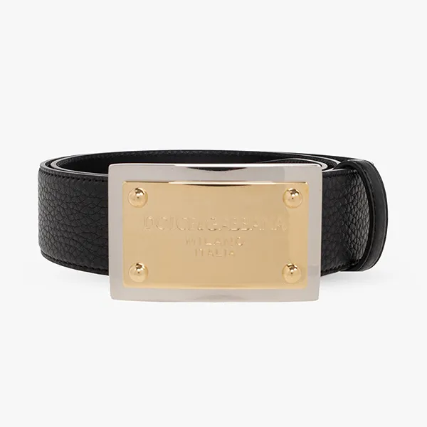 Thắt Lưng Nam Dolce & Gabbana D&G Black In Leather BC4676 AY987 80999 Màu Đen Size 90 - Thắt lưng - Vua Hàng Hiệu
