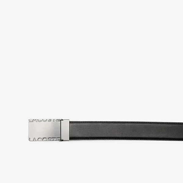 Thắt Lưng Lacoste Branded Metal Plate Belt Màu Đen Size 110