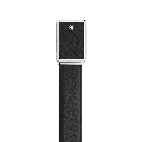 Thắt Lưng Montblanc Rectangular Buckle Belt 114421 Màu Đen