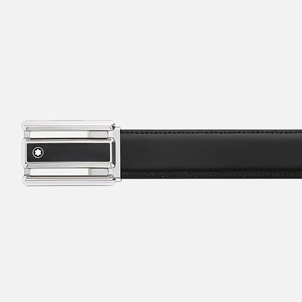 Thắt Lưng Montblanc Reversible Leather Belt 114423 Màu Đen - Thắt lưng - Vua Hàng Hiệu