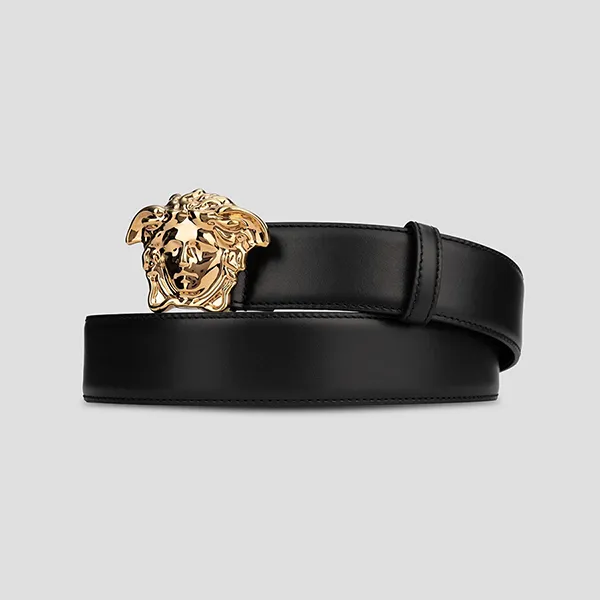 Thắt Lưng Versace La Medusa Leather DCU4140 DVTP1 KVO41 Màu Đen Size 90 - Thắt lưng - Vua Hàng Hiệu