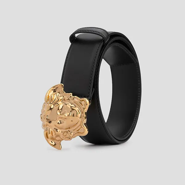 Thắt Lưng Versace La Medusa Leather DCU4140 DVTP1 KVO41 Màu Đen Size 90 - Thắt lưng - Vua Hàng Hiệu