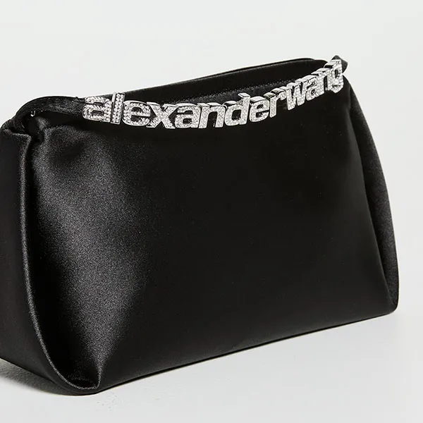 Túi Cầm Tay Alexander Wang Women's Marquess Micro Bag with Crystal Charms Black Màu Đen - Túi xách - Vua Hàng Hiệu
