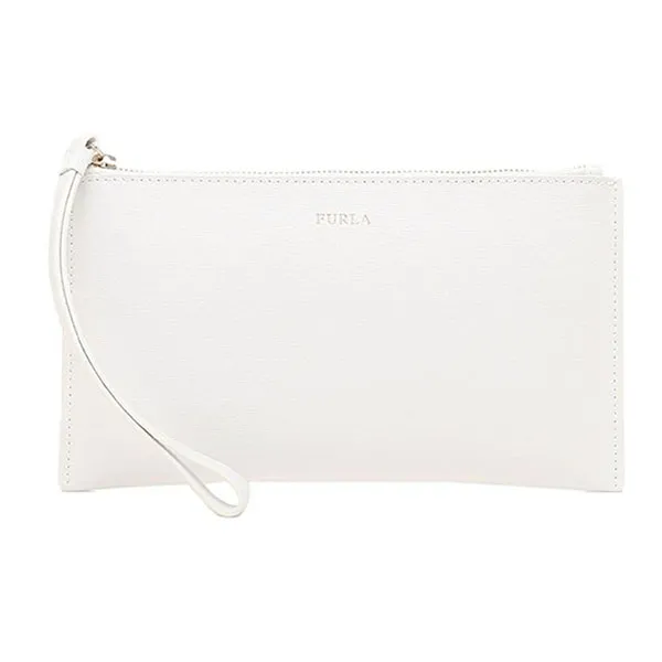 Túi Cầm Tay Clutch Furla Italia Ladies Desert EQ78 B30 Màu Trắng