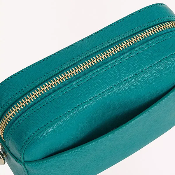 Túi Đeo Chéo Furla Block Crossbody Bag Leather Màu Xanh