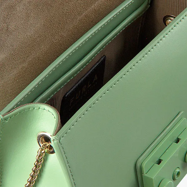 Túi Đeo Chéo Furla Metropolis Mini Crossbody Batl Xanh Giada