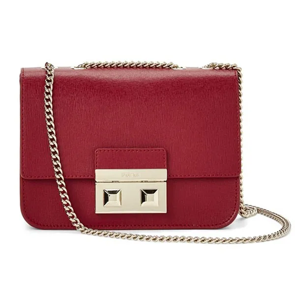 Túi Đeo Chéo Furla Mini Bella Crossbody Màu Đỏ Cabernet - 3