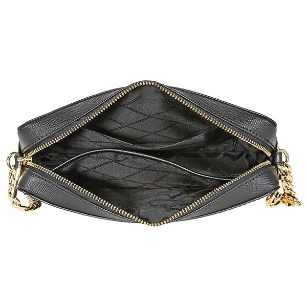 Túi Đeo Chéo Michael Kors MK Jet Set Crossbody Bag Large Crossbody Black 32S4GTVC3L-001 Màu Đen