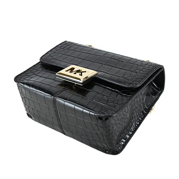 Túi Đeo Chéo Michael Kors MK Sonia Logo Shoulder Bag Màu Đen