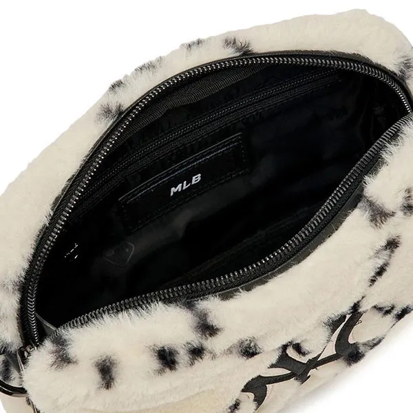 Túi Đeo Chéo MLB Dia Monogram Fur Cross Bag New York Yankees 3ACRM1026-50CRS Màu Trắng - Túi xách - Vua Hàng Hiệu